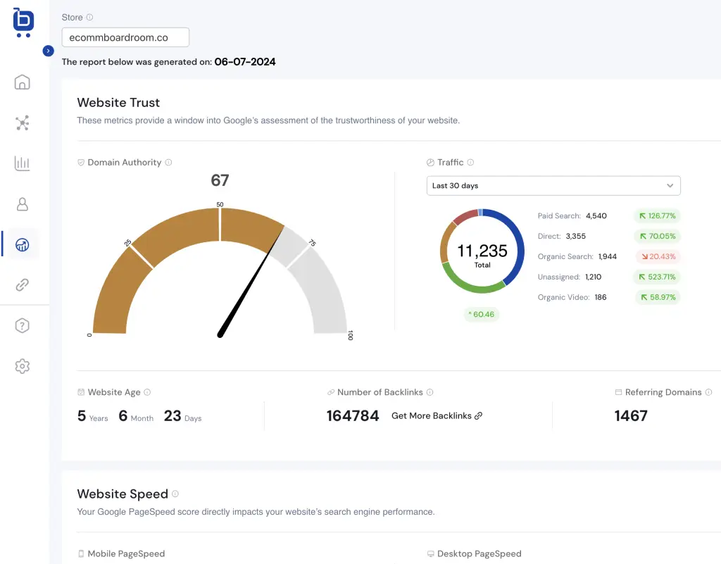 SEO Audit Reporting with Boardroom